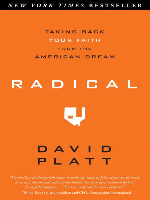 Title details for Radical by David Platt - Wait list